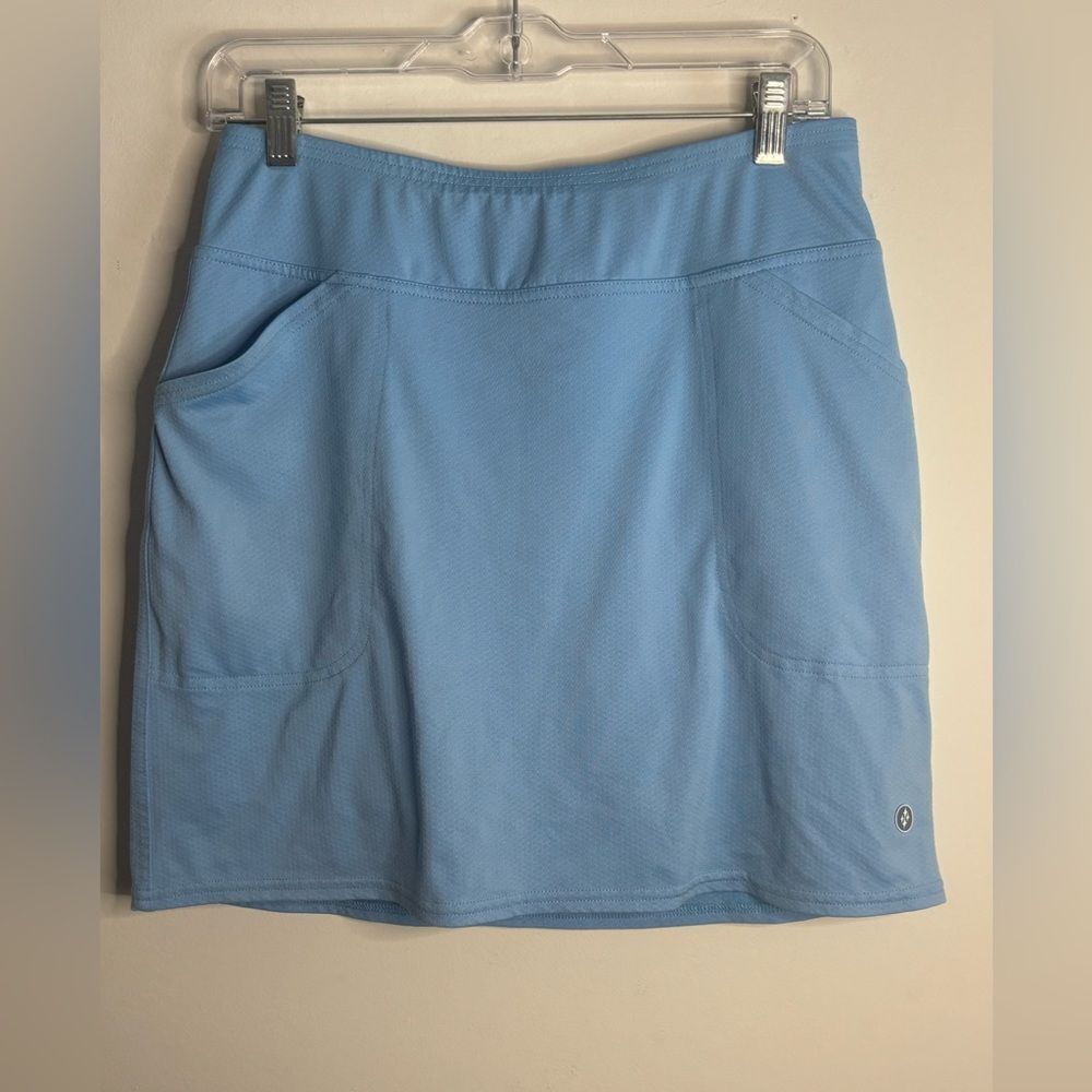 JoFit EUC light blue athletic/tennis skirt with built in shorts Size small